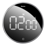 Timer Temporizador Cronômetro Rotatório Digital Baseus 