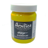 Tinta Acrílica Corfix 250ml 123 Amarelo Cádmio