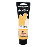 Tinta Acrílica Corfix Arts 120ml Amarelo Ouro 54 Gr 2