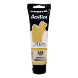 Tinta Acrílica Corfix Arts 141 Ouro 120ml