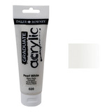 Tinta Acrilica Daler Rowney Graduate 120ml Cor 020 Pearl White