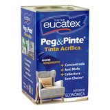 Tinta Acrílica Fosco Peg&pinte 18l Eucatex - V0192