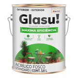Tinta Acrilica Glasu Máxima Eficiencia Fosco 3,6l