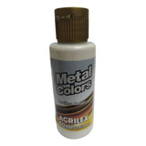 Tinta Acrilica Metal Colors 60 Ml Acrilex - Diversas Cores Cor Branco-metalico