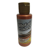 Tinta Acrilica Metal Colors 60 Ml Acrilex - Diversas Cores Cor Cobre