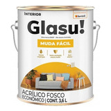 Tinta Acrílica Muda Fácil Cores 3,6l Glasu!