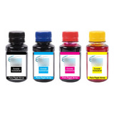 Tinta Comestível Para Impressora Papel Arroz 4x75ml + Bicos