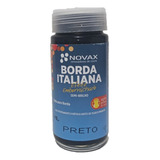 Tinta De Borda Italiana Preta Novax 90ml,mdpf