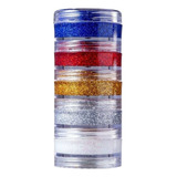 Tinta De Rosto E Corpo Glitter 5 Cores Pintura Facial, Festa