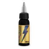Tinta De Tatuagem Electric Ink Raven Black Cor Preto - 30ml