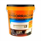 Tinta Emborrachada Acrílica Pintura Externa Hydronorth 18l Cor Branco