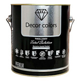 Tinta Emborrachada Decor Colors 3,6lts - Cor Branco Acabamento Brilhante Cor Hera