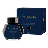 Tinta Negra Para Canetas Tinteiro Waterman- Vidro 50ml.