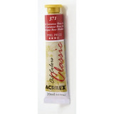 Tinta Óleo 20ml Classic Acrilex Cor Do Óleo 371 - Laca De Garanza Rosa Antigo
