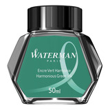 Tinta Para Caneta Tinteiro Waterman Harmonious Green 50ml
