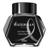 Tinta Para Caneta Tinteiro Waterman Intense Black 50ml