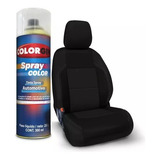 Tinta Para Couro Em Spray 300ml Preto Fosco