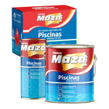 Tinta Para Piscina Azul Pu Kit Maza 4,5 Litros