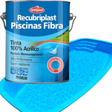 Tinta Piscina Fibra Recubriplast 3,6l Azul Proteção Extra