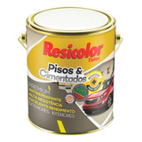 Tinta Piso Acetinado Resicolor Premium Azul 3,6l