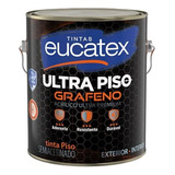 Tinta Piso Ultra Acrilico Premium Eucatex 900ml Acabamento Semiacetinado Cor Cinza