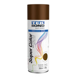 Tinta Spray Brilho Natural Super Color Marrom 350ml Tekbond