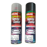 Tinta Spray Na Cor De Seu Carro Branco L + Spray Verniz 1kit