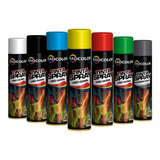 Tinta Spray Todas As Cores Cx 10 Un Uso Geral E Automotivo