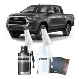 Tinta Tira Risco Toyota Hilux Power Pack 2022 Cinza Granito