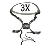Tirante Fixo 6281 Para Respiradores 3m Série 6200 Kit 3 Und
