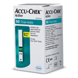 Tiras Para Medição De Glicose Accu-chek Active - Caixa Com 50 Unidades