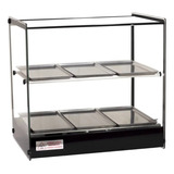 Tita Evr6 Estufa Vitrine Quadrada Dupla Para Salgados 6 Bandejas