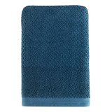 Toalha Banho Solare Teka 500g/m² Bainha Larga 100% Algodão Cor Azul Liso