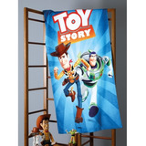 Toalha De Banho Infantil Toy Story 100% Algodão Dohler Cor Azul