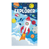 Toalha De Banho/praia Infantil The Explorer Dohler 1,15x70 Astronauta