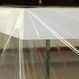 Toalha De Mesa Plástico Impermeável 0,15mm 2,20m X1,40m Pvc Cor Cristal/transparente
