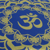Toalha Para Tarô Mandala Símbolo Om 73 Cm Com Brilho