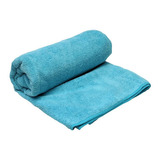 Toalha Soft M Secagem Rápida Super Leve Poliéster - Azteq Cor Azul-celeste Liso