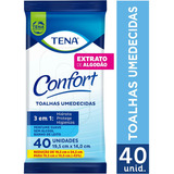 Toalha Umedecida Tena Confort 40 Unidades