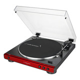 Toca Discos Vinil Audio Technica At-lp60x Automático Red Cor Vermelho 110v/220v