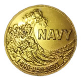 Token Ficha Navy Reserve Marinha Americana 1-800 37mm