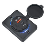Tomada Carregador Usb 3.0 Pd C P/ Honda Cb 500x 500 X Cb500x