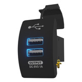 Tomada Carregador Usb Dupla Barco Lancha Carro Motorhome 12v