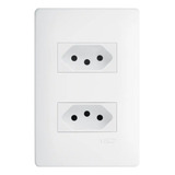 Tomada Dupla 2p+t 10a Fame Habitat Branco -2309