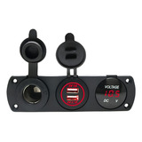 Tomada Usb 3.1 A Barco/carro/voltímetro,adaptador Acendedor