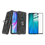 Top Capa Proteção Compatível Com Redmi Note 8 Pro + Pelicula