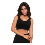Top Feminino Sem Costura Elástico Dia A Dia Original Fitness