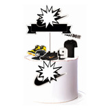 Topo De Bolo Topper De Bolo Da Nike Personalizado C/nome