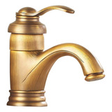 Torneira Baixa Lavabo Retro Vintage Retrô Bronze Antigo