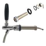 Torneira De Chopp Tipo Italiana + Alongador Original Inox
